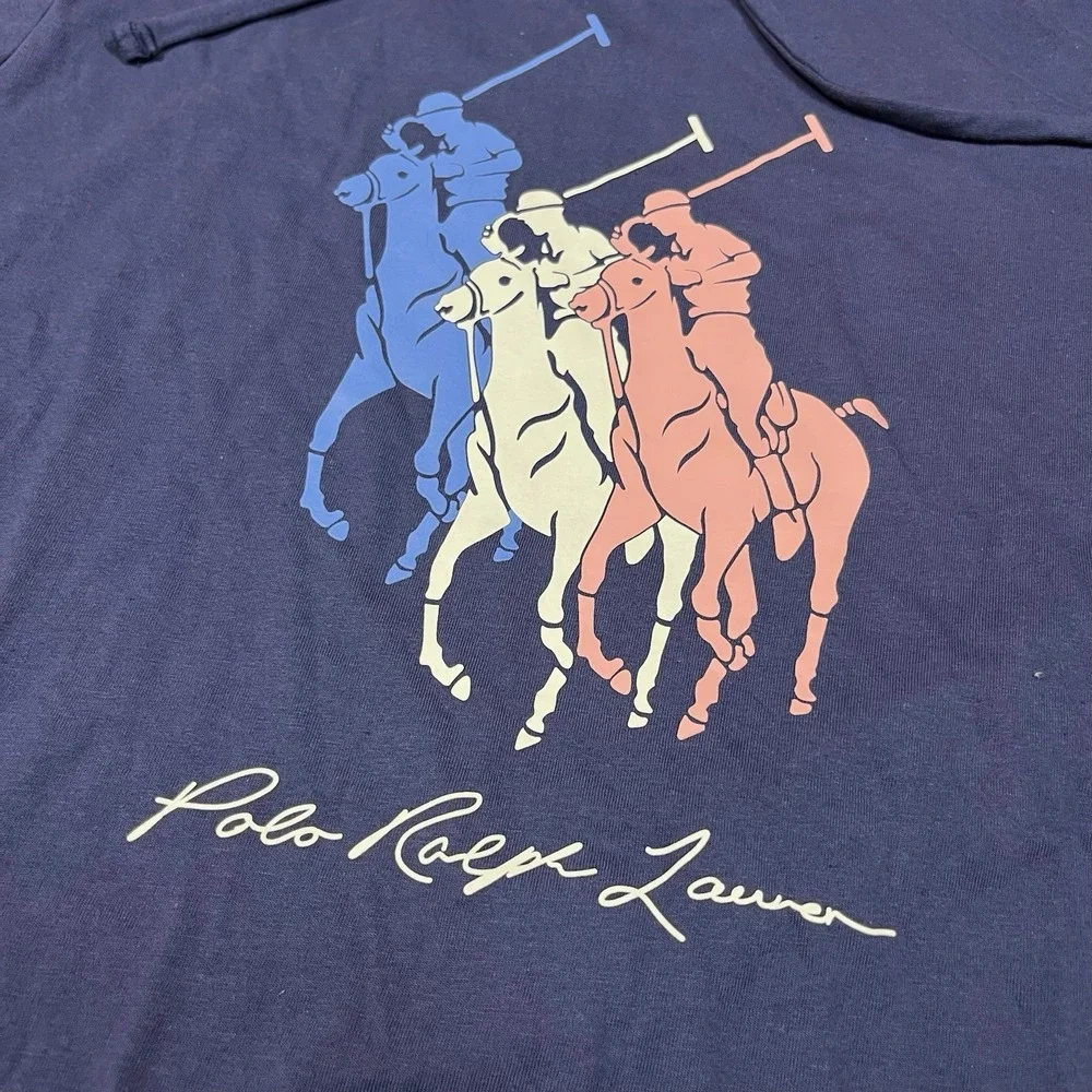 Polo Ralph Lauren Big‎ Pony Long Sleeve Hoodie Pullover Lightweight Men's Large